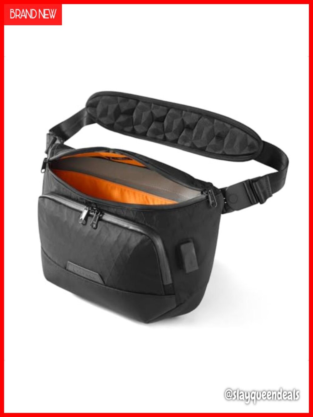 ALPAKA Bravo Sling Max 8L RFID Blocking Crossbody Laptop Bag Water Resistant